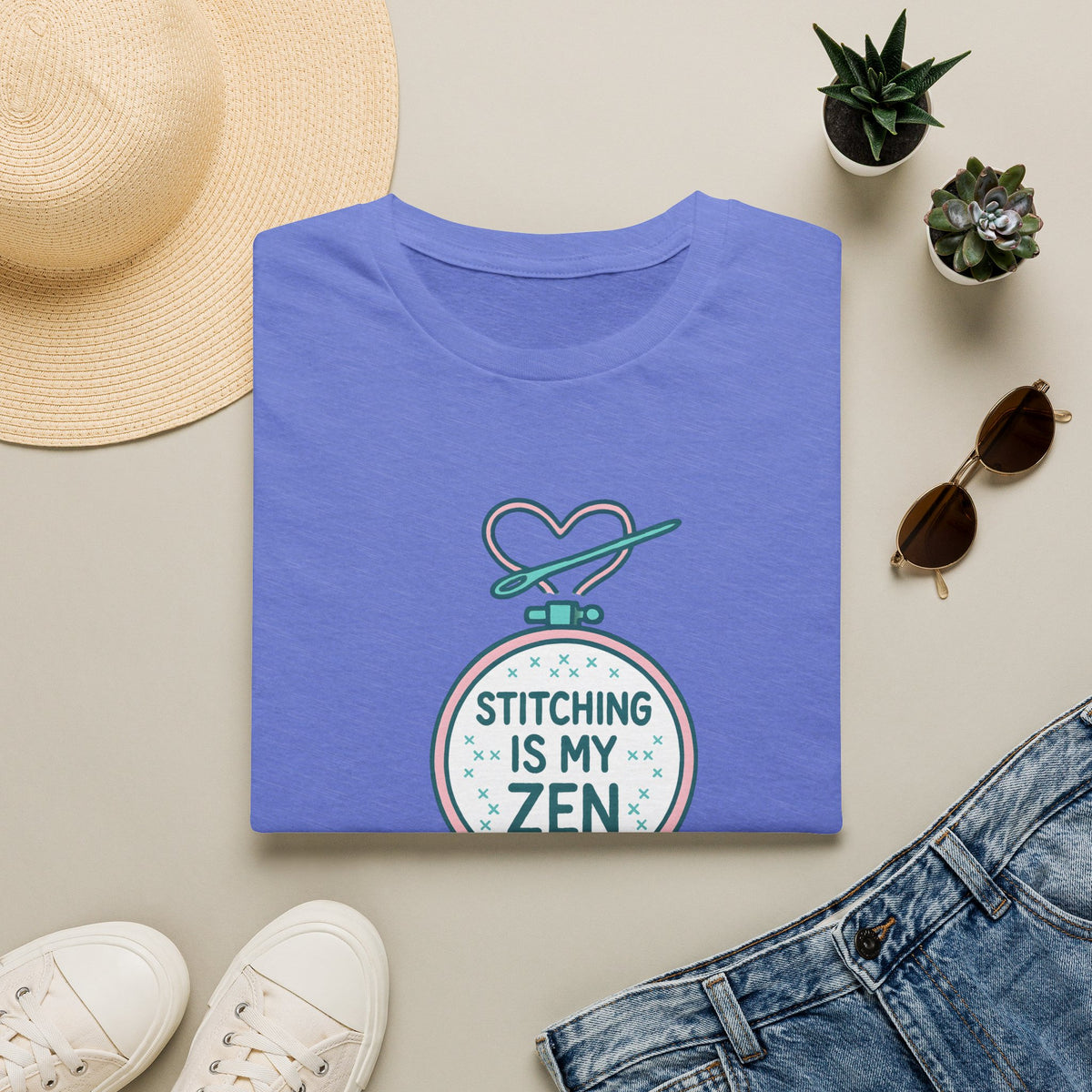 Stitching Is Zen T-Shirt