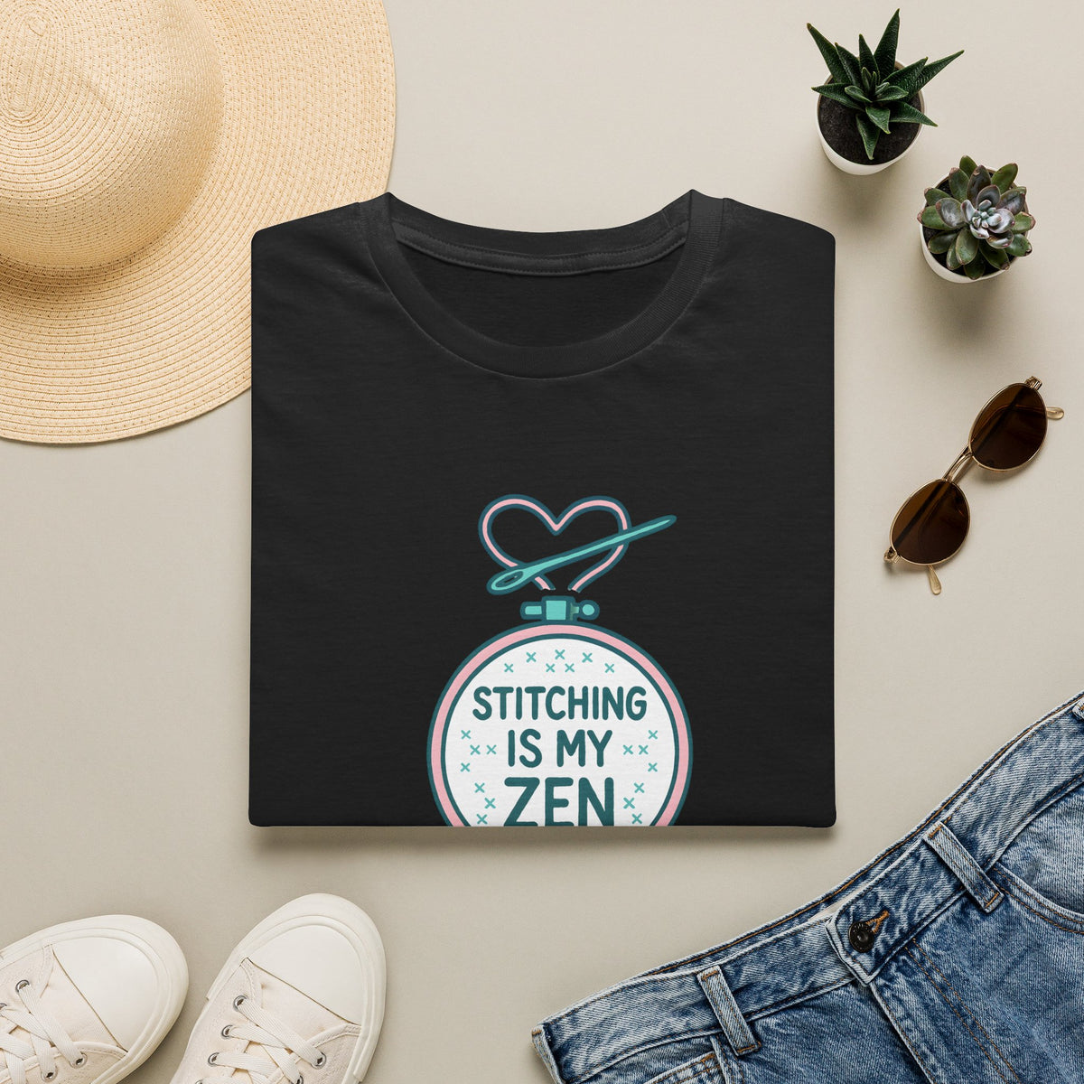 Stitching Is Zen T-Shirt