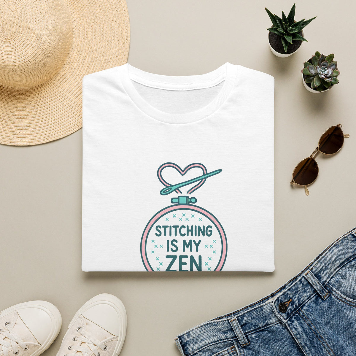 Stitching Is Zen T-Shirt