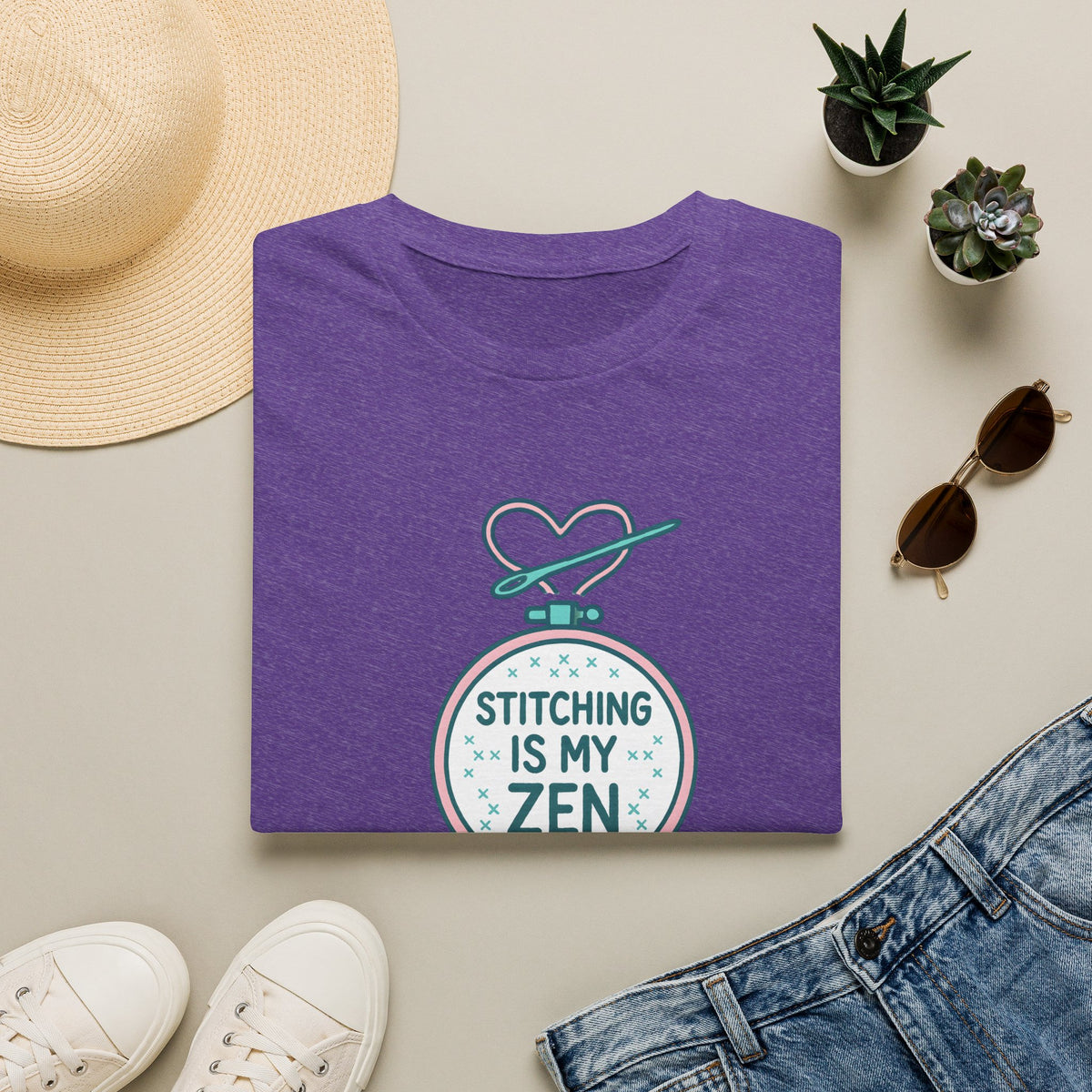 Stitching Is Zen T-Shirt