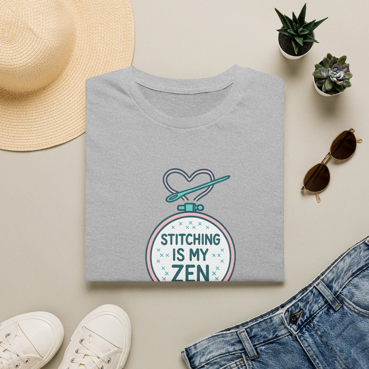 Stitching Is Zen T-Shirt