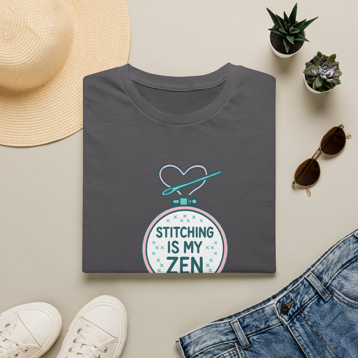 Stitching Is Zen T-Shirt